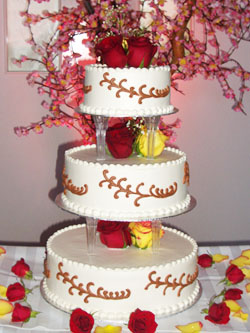 Wedding Cake -- Yan Bakery